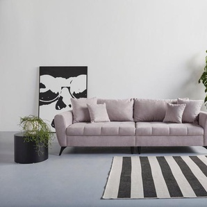 INOSIGN Big-Sofa Lörby, auch mit Aqua clean-Bezug, feine Steppung im Sitzbereich, lose Kissen