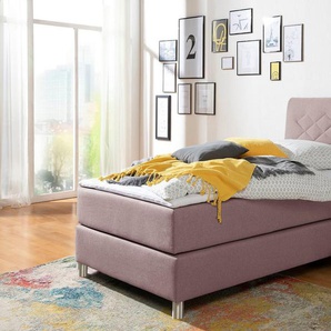 INOSIGN Boxspringbett Parla, incl. Topper, 4 Farben in 4 Breiten, 2 Härtegraden, 3 Matratzenarten