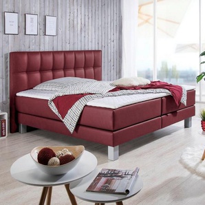 INOSIGN Boxspringbett Tavira, in 4 Breiten, 4 Farben und 3 Matratzenarten, incl. Topper