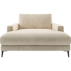 INOSIGN Chaiselongue Downtown Loungemöbel zum Relaxen, B/T/H: 132/170/84 cm, auch in Bouclé, Cord und Easy care - leicht mir Wasser zu reinigen