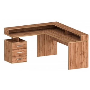 INOSIGN Eckschreibtisch NEW SELINA, im modernen ital. Design, Breite 160x180 cm