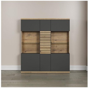 INOSIGN Highboard Galway, Vitrine, Breite 131 cm