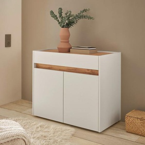 INOSIGN Kommode GIRON/ CiTY, Schrank in Wotan Eiche, Sideboard im modernen Design, in zwei Farben erhältlich, 2 Türen, 1 Schubkasten, 80 cm breit