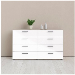 INOSIGN Kommode Pepe, Aufbewahrung, Schubladenschrank, Stauraum, Sideboard mit 8 Schubläden, Breite 140 cm, Höhe 82 cm