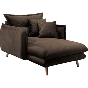 INOSIGN Loveseat Lazio, moderner Sessel mit einer bequemen Polsterung, 2 Stk. Zierkissen