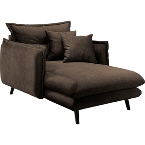 INOSIGN Loveseat Lazio, moderner Sessel mit einer bequemen Polsterung, 2 Stk. Zierkissen