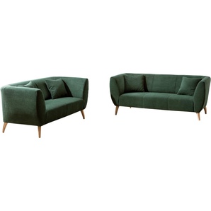 INOSIGN Polstergarnitur Colori, (Set, 2-tlg., 3-Sitzer und 2-Sitzer), auch als Loveseat erhältlich