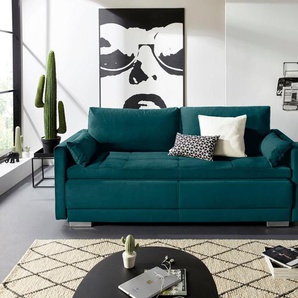 INOSIGN Schlafsofa Berlin, mit Boxspringaufbau, Bettfunktion & Bettkasten, Dauerschlafsofa