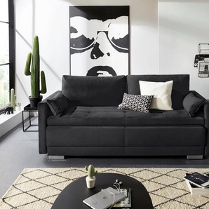 INOSIGN Schlafsofa Berlin, mit Boxspringaufbau, Bettfunktion & Bettkasten, Dauerschlafsofa