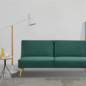 INOSIGN Schlafsofa TRIPTON, 181 cm, klappbarer 3-Sitzer mit Schlaffunktion, verstellbarer geteilter Rücken