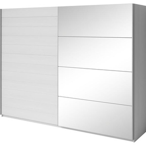 INOSIGN Schwebetürenschrank Galaxy Kleiderschrank, Wäscheschrank 200, 220 oder 270cm breit INKLUSIVE kompletter Innenausstattung, Metallgriffe