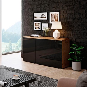 INOSIGN Sideboard PARIS (1 St), Moderne 110cm breite grifflose Kommode, vielseitig einsetzbar