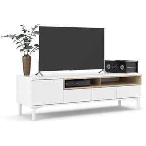 INOSIGN TV-Schrank Roomers TV-Board, TV-Möbel, TV-Unit, Media-Möbel, Sideboard Schubladen, offene Fächer, Kabelführung, Breite 156 cm, Höhe 48 cm