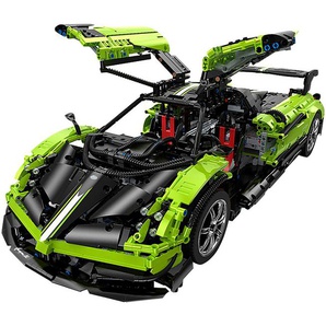 Jamara Pagani Huayra BC 1:8 grün Bricks Konstruktions-Spielset, (2892 St), im Maßstab 1:8, offiziell lizensiert