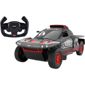 Jamara RC-Auto Deluxe Cars, AUDI RS Q e-tron E2 1:14, grau - 2,4 GHz, mit LED-Lichtern