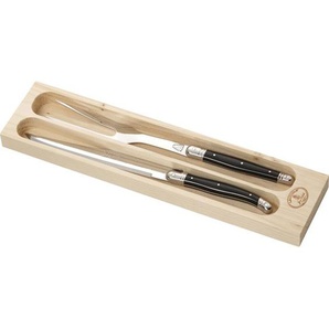 Jean Dubost Laguiole Carving Set - 2 Pieces