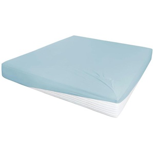 Jersey-Elastan Boxspringlaken - blau - Materialmix - 190 cm - 28 cm - 28 cm | Möbel Kraft