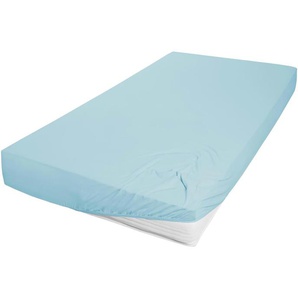 Jersey Spannbettlaken - blau - Materialmix - 100 cm - 22 cm - 22 cm | Möbel Kraft