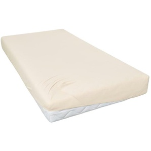 como Jersey-Spannbetttuch - beige - Materialmix - 150 cm - 20 cm | Möbel Kraft