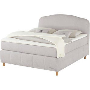 Jette Home Boxspringbett  Jette Cloud ¦ grau ¦ Maße (cm): B: 162 H: 132,5