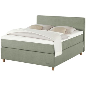 Jette Home Boxspringbett  Jette Flex ¦ grün ¦ Maße (cm): B: 165 H: 120,5