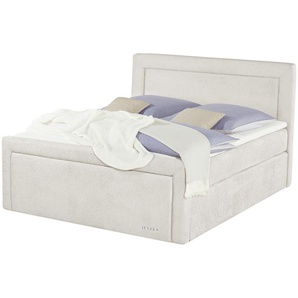 Jette Home Boxspringbett  Jette Frame ¦ creme ¦ Maße (cm): B: 164 H: 129