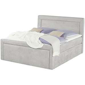 Jette Home Boxspringbett  Jette Frame ¦ grau ¦ Maße (cm): B: 204 H: 129