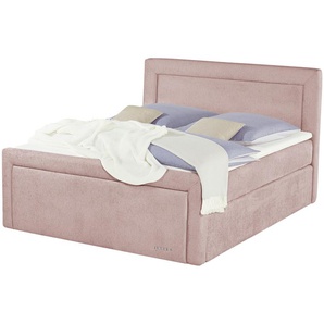 Jette Home Boxspringbett  Jette Frame ¦ rosa/pink ¦ Maße (cm): B: 204 H: 129