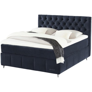 Jette Home Boxspringbett  Jette Glam ¦ blau ¦ Maße (cm): B: 182 H: 132,5