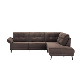 Jette Home Ecksofa   Scope ¦ braun ¦ Maße (cm): B: 258 H: 88 T: 221