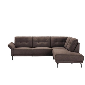 Jette Home Ecksofa   Scope ¦ braun ¦ Maße (cm): B: 258 H: 88 T: 221