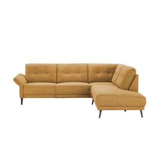 Jette Home Ecksofa   Scope ¦ gelb ¦ Maße (cm): B: 258 H: 88 T: 221