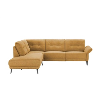 Jette Home Ecksofa   Scope ¦ gelb ¦ Maße (cm): B: 258 H: 88 T: 221