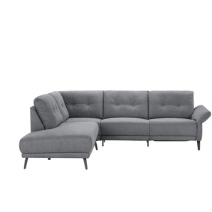 Jette Home Ecksofa   Scope ¦ grau ¦ Maße (cm): B: 258 H: 88 T: 221