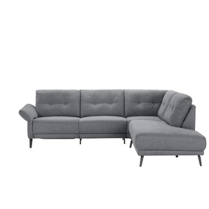 Jette Home Ecksofa   Scope ¦ grau ¦ Maße (cm): B: 258 H: 88 T: 221