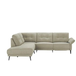 Jette Home Ecksofa   Scope ¦ grün ¦ Maße (cm): B: 258 H: 88 T: 221