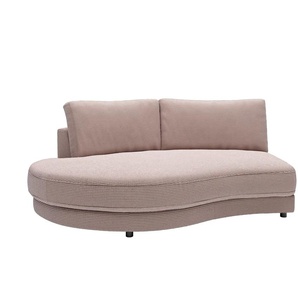 Jette Home Element Abschluss rund links in Cord Modulsofa Sila ¦ rosa/pink ¦ Maße (cm): B: 205 H: 85 T: 166