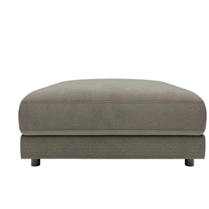 Jette Home Element Hocker in Feincord Modulsofa Sila ¦ grau ¦ Maße (cm): B: 100 H: 43 T: 127