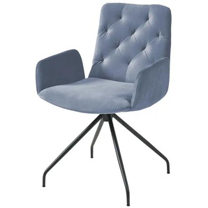 Jette Home Polsterstuhl  Salo - blau - Materialmix - 59 cm - 87 cm - 66 cm | Möbel Kraft