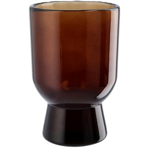 Jette Home Vase und Windlicht - braun - Glas - 23 cm - [15.0] | Möbel Kraft