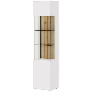 Jette Home Vitrine Como - weiß - Materialmix - 47 cm - 206 cm - 38 cm | Möbel Kraft