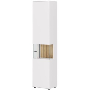 Jette Home Vitrine Como - weiß - Materialmix - 47 cm - 206 cm - 38 cm | Möbel Kraft