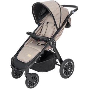 Jimmylee Buggy Smart, Taupe, Textil, 56x105x115 cm, EN 1888, UV 50+, Feststellbremse, Fußstütze abklappbar, kugelgelagerte Räder, Verdeckung abnehmbar, 5-Punkte-Gurt, Transportsicherung, Kinderwagen, Buggys