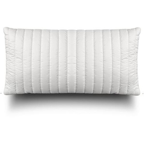 John Cotton Kopfkissen Magicline, Weiß, Textil, 40x80 cm, Oeko-Tex® Standard 100, pflegeleicht, passt sich perfekt der Körperform an, atmungsaktiv, sehr leicht, hygienisch, Schlaftextilien, Kopfkissen & Nackenkissen, Kopfkissen