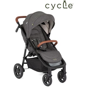 Joie Buggy Mytrax Pro, Grau, Dunkelgrau, Textil, 59x102.5x91 cm, EN 1888, Feststellbremse, Fußstütze abklappbar, Federung, Verdeckung abnehmbar, 5-Punkte-Gurt, für Babyschale geeignet, Griff in Lederoptik, Transportsicherung, Kinderwagen, Buggys