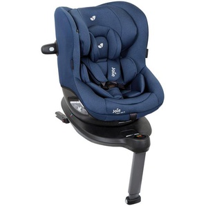 Joie Reboarder-Kindersitz I-Spin 360 R, Dunkelblau, Textil, 65x58x62 cm, ECE R 129 i-Size, integriertes Gurtsystem, optimaler Aufprallschutz, schnell und leicht im Auto montierbar, Seitenaufprallschutz, verstellbare Sitz- Schlafpositionen,