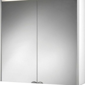 jokey Spiegelschrank Dekor Alu LED Aluminium, 65,4cm breit