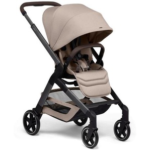 Joolz Kinderwagen Hub2, Taupe, Textil, 52.5x93x102 cm, Feststellbremse, Fußstütze abklappbar, Federung, kugelgelagerte Räder, Verdeckung abnehmbar, 5-Punkte-Gurt, für Babyschale geeignet, Griff in Lederoptik, mit Tragegriff, Sitz umsetzbar,