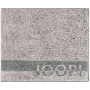 Joop! Badteppich Logo Stripes, Grau, Textil, Schriftzug, rechteckig, 50x60 cm, Made in Germany, rutschhemmend, für Fußbodenheizung geeignet, Badtextilien, Badematten