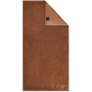 Joop! Duschtuch Classic Doubleface, Kupfer, Textil, 80x150 cm, Textiles Vertrauen - Oeko-Tex®, Made in Germany, Oeko-Tex® Standard 100, saugfähig, Aufhängeschlaufe, strapazierfähig, durchgefärbt, Badtextilien, Bade- & Duschhandtücher